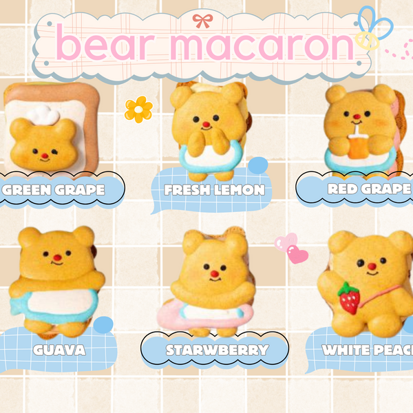 BEAR MACARONS SET
