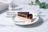 8 Inch Hazelnut Chocolate Mousse Cake
