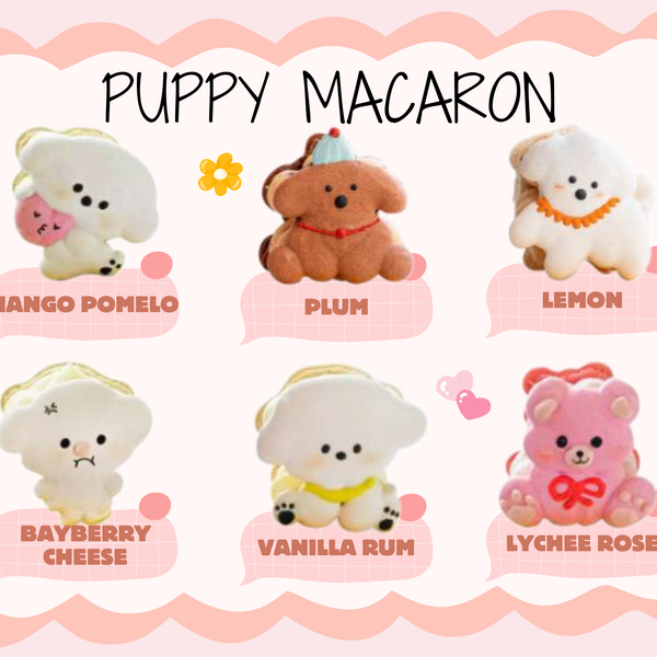 Puppy Macarons Set